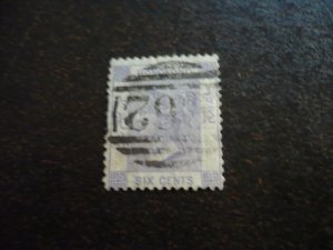 Stamps - Hong Kong - Scott# 12 - Used Part Set of 1 Stamp