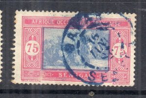 French Senegal 1914 Early Issue Fine Used 75c. NW-231072