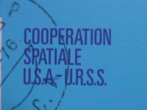 ​CENTRAL AFRICA-1976 CO- OPERATION USA & USSR CTO S/S-WITH FIRST DAY CANCEL