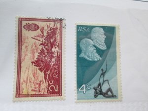 South Africa #366-7 used set  2023 SCV = $0.50