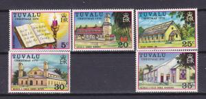 Tuvalu  38-42 MNH 1976 Christmas