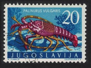 Yugoslavia Rock lobster 1956 Canc SC#454 SG#827 MI#797