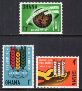 Ghana 132-134 MNH VF