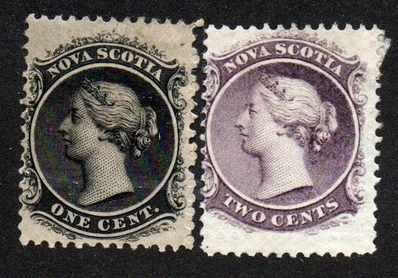 Nova Scotia 8-9 Mint hinged (3)