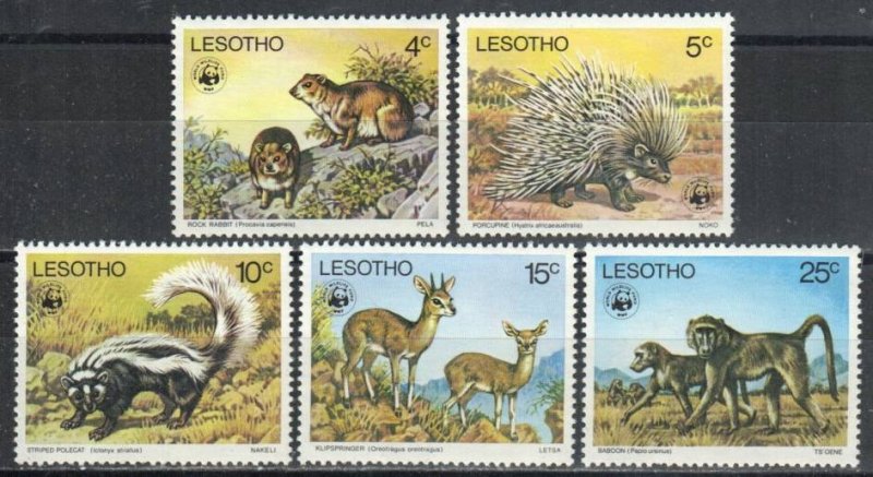 Number stamps Animals