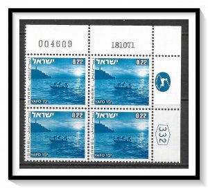 Israel Plate Block #465 Landscapes Issue Dated MNH