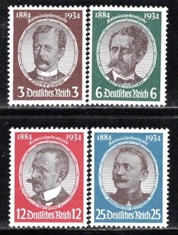 Germany Reich Scott # 432 - 435, mint nh