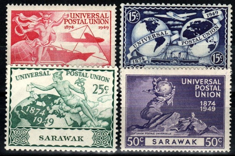 Sarawak #176-9 F-VF Unused CV $8.15 (A715)