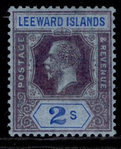 LEEWARD ISLANDS GV SG74, 2s purple & blue/blue, M MINT. Cat £25.