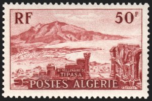 Algeria #263  MNH - Tipasa and Chenua Mountain (1955)
