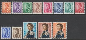 Hong Kong, Sc 203-215 (SG 196-208), MNH (211-212, 215 hinged)