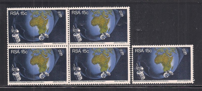 SOUTH AFRICA SC# 455 WITH B/4   FVF/MNH  1975