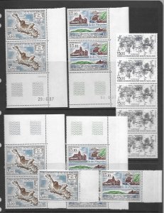 FSAT C99, C100-1,C102,C128 MNH x 5 vf, see desc. 2020 CV$132.75