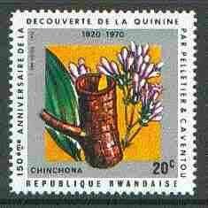 RWANDA - 1970 - Cinchona Bark - Perf Single Stamp - Mint Never Hinged