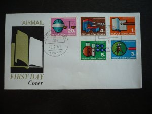 Postal History - Papua New Guinea - Scott# 232-236 - First Day Cover