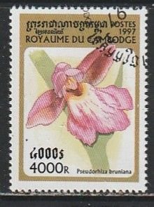 1997 Cambodia - Sc 1683 - used VF -  1 single - Orchids