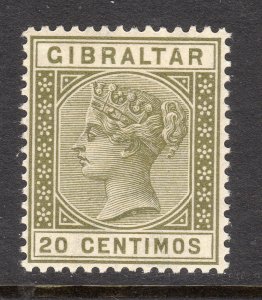 Gibraltar #31 Unused Hinged Original Gum F964