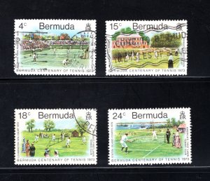 BERMUDA #304-307  VF, Used, CV $3.70   .... .  0650241