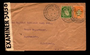 Ireland 1941 Censor Cover to USA - L11005