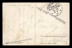 Germany WWI Navy SMS Goeben MSP14 Turkey Feldpost Card 70476