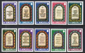 Anguilla 526-535 Easter MNH VF