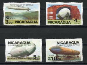 NICARAGUA BALLOON & ZEPPELIN FLIGHT  SCOTT#C923/24  STAMPS  MINT  NH