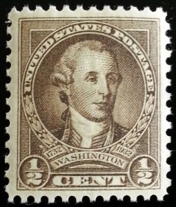 1932 1/2c Washington, Charles Wilson Peale Scott 704 Mint F/VF NH