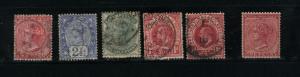 Natal  6 different Mint & used start 1874  PD