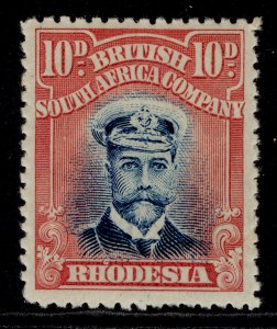 RHODESIA GV SG231, 10d black & carmine-red, LH MINT. Cat £35.