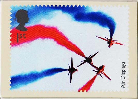 Great Britain. 2008 Air Displays. PHQ Cards(6) Unused