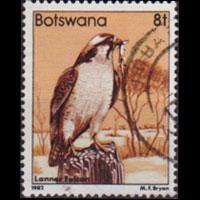 BOTSWANA 1982 - Scott# 310 Falcon 8t Used