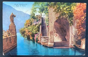 1933 Hong Kong Picture Postcard Cover To Shanghai China Como Lake View