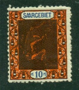 Saar 1921 #69 MH SCV (2024) = $0.35