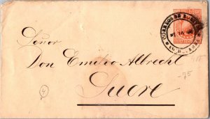 No Year Republic Bolivia Cochabamba Printed Stamp Cover to Sucre Local Mail