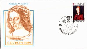 Belgium, Worldwide First Day Cover, Europa