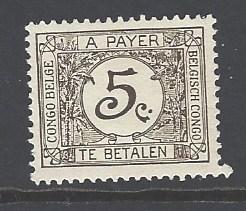 Belgian Congo Sc # J1 mint never hinged (RS)