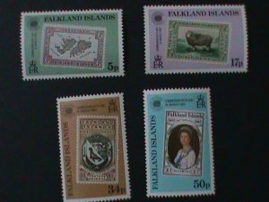 ​FALKLAND ISLANDS-1983-SC#371-4 COMMONWEATH DAY- MNH-VF WE SHIP TO WORLDWIDE