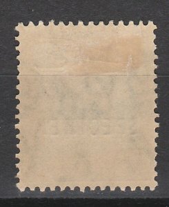 VIRGIN ISLANDS 1922 KGV BADGE 21/2D SPECIMEN  