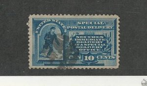 United States, Postage Stamp, #E1 Used, 1885 Special Delivery