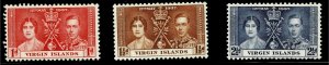 British Virgin Islands 73-75 - MH