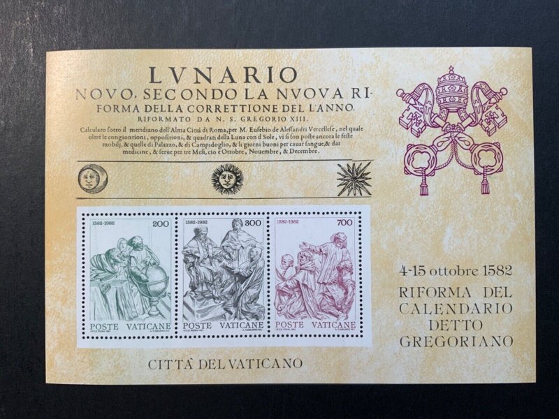 Vatican City MNH Souvenir Sheet #717a