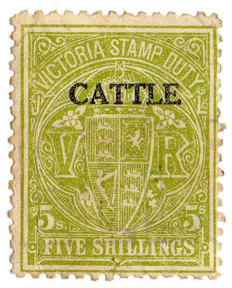 (I.B) Australia - Victoria Revenue : Cattle Duty 5/-