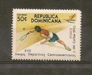 DOMINICAN REPUBLIC STAMP MNH JUEGOS PONCE 1993 #A J17