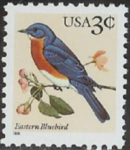 3033 Eastern Bluebird F-VF MNH single stamp