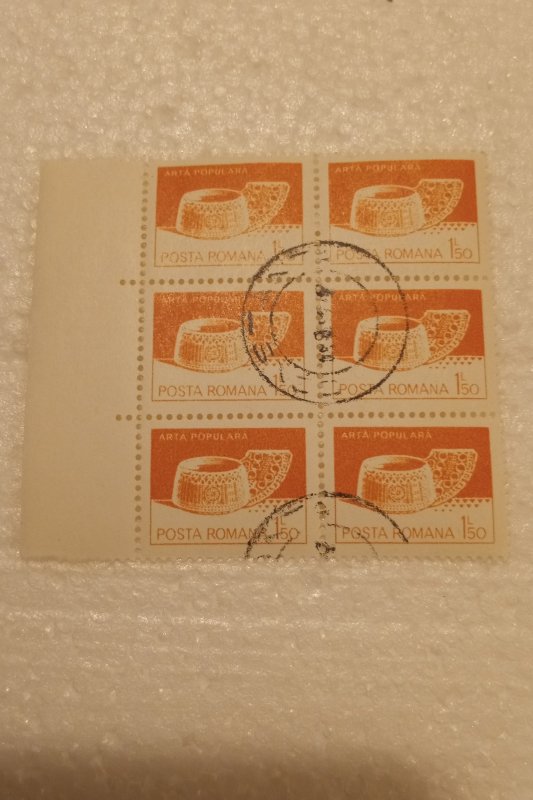 46 Posta Romana Arta Populara Stamps Pre Canceled