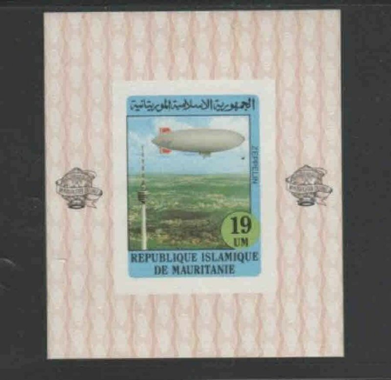 MAURITANIA #524 1982 19um ZEPPELIN IMP. MINT VF NH O.G S/S