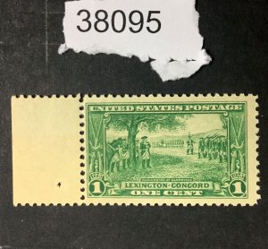 MOMEN: US STAMPS   #617 MINT OG NH LOT #38095