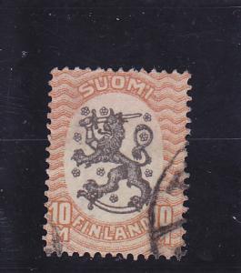 Finland  Scott#  108  Used