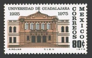 Mexico 1107 three stamps,MNH.Mi 1474. University of Guadalajaro,50th Ann.1975