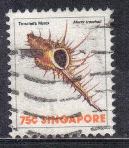 SINGAPORE SC #271 **USED** 75c  1977 SHELL    SEE SCAN